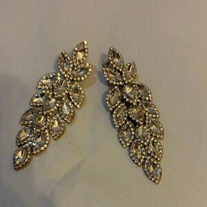 Elegant Gold and Silver Leaf Earrings